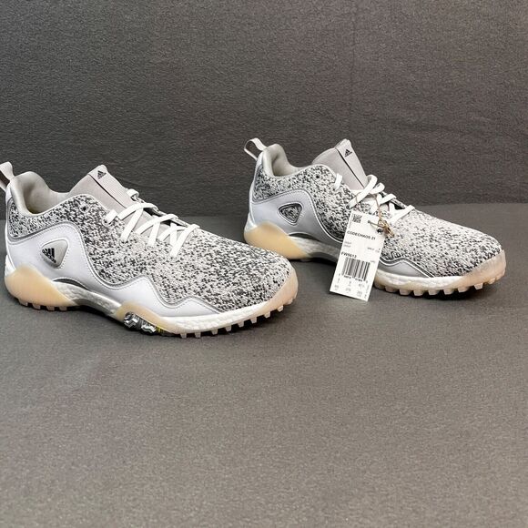 Adidas CodeChaos 21 Boost $150 Golf Shoes Spikeless Gray White FW5613 Primeblue main image 10